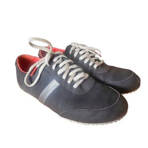 PLAE Echols Unisex Waterproof Flexible Outdoor Sneaker, Gray/Black Suede 6.5M 8W